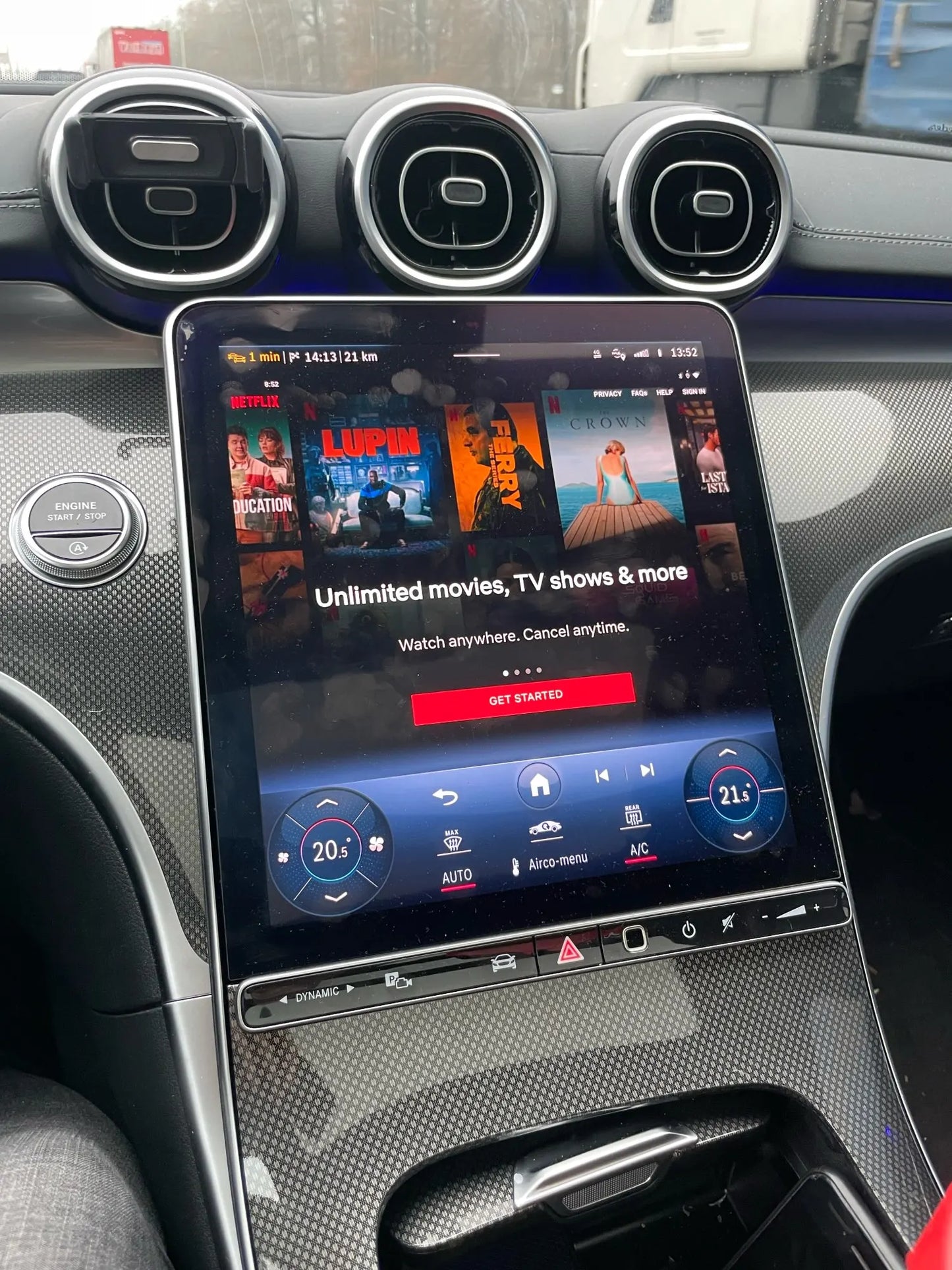 Youtube & Netflix AI-Box pour Mercedes