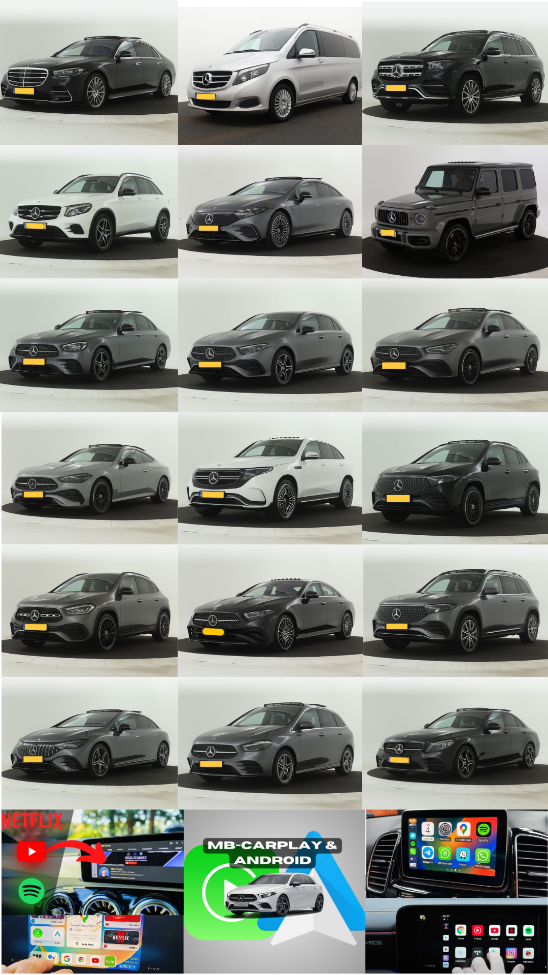 Youtube & Netflix AI-Box pour Mercedes